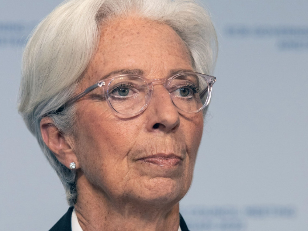 Predsednica ECB Lagarde: Inflacija v evroobmočju nezaželeno visoka