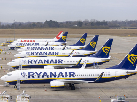 Lestvica: Ryanair opravi desetino vseh potniških letov v Evropi