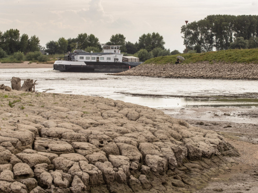 Nizek vodostaj Rena še poglablja hudo energetsko krizo