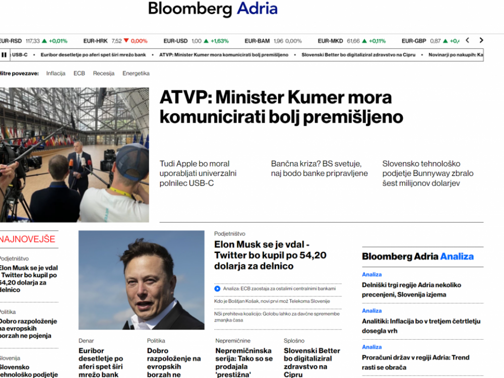 Zgodbe dneva: Stanje bank, politični boji in Twitter