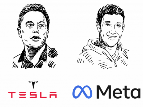 Po Twitterju odpušča še Meta, Musk prodaja delnice Tesle