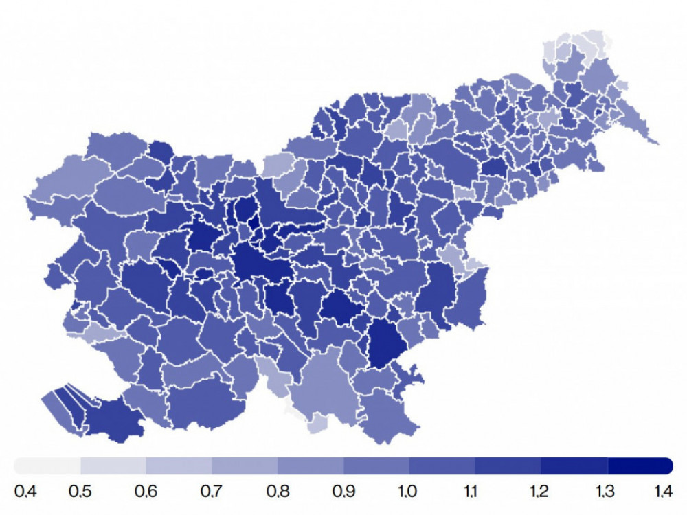 Občine 2022: Katere občine so najbolj in najmanj razvite
