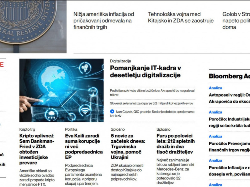 Zgodbe dneva: Božičnice in pomanjkanje IT-strokovnjakov