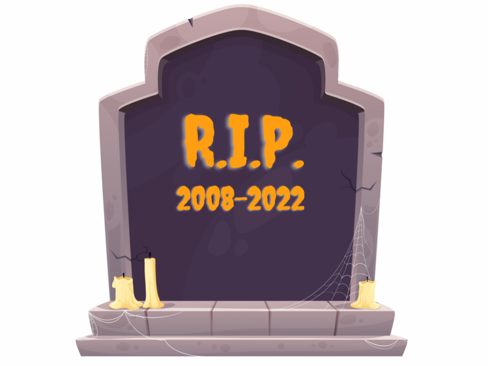 Nekrolog poceni denarju (2008–2022)