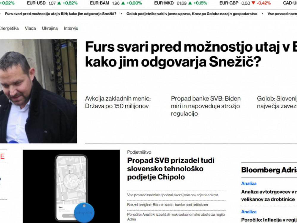 Zgodbe dneva: Furs svari pred Snežičem, Biden miri svetovno javnost