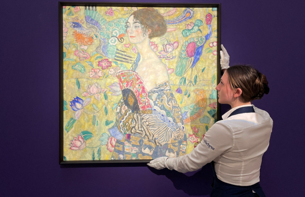 Slika Klimta za 108 milijard dolarjev podira evropski dražbeni rekord