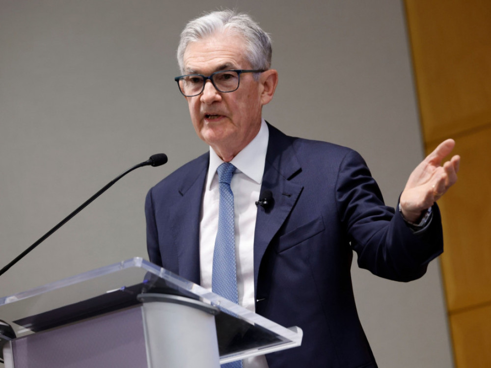 Predsednik Feda Jerome Powell ni napovedal znižanja obresti