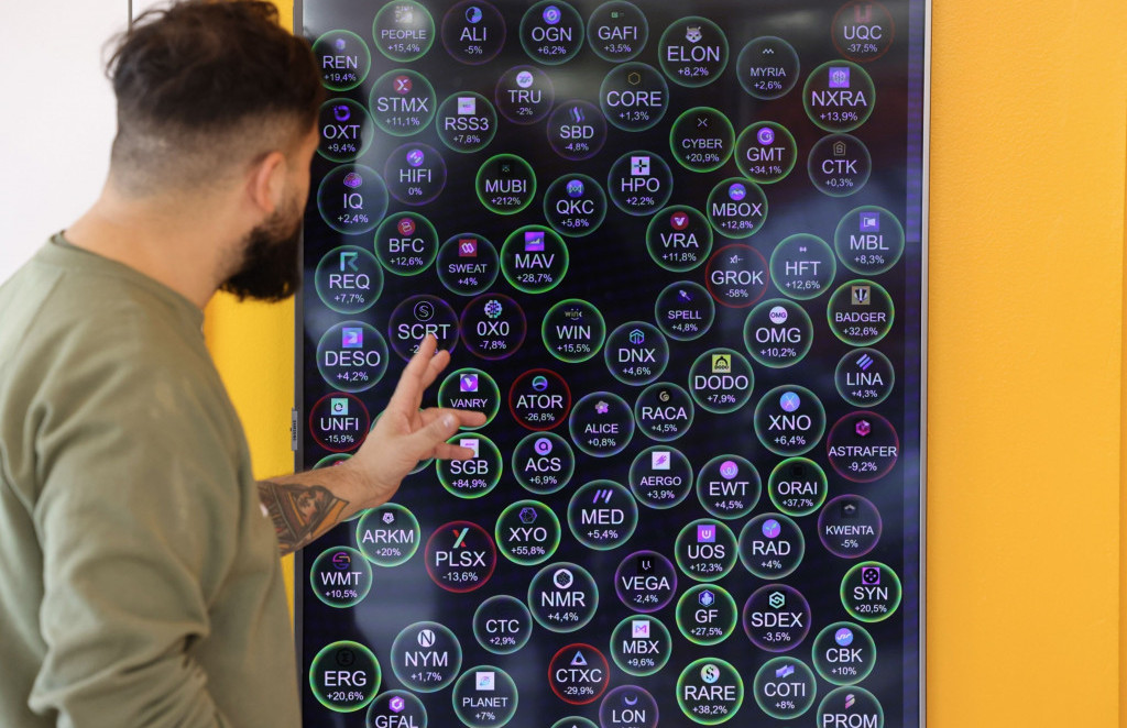 Bitcoin na rekordu, kaj pa ether, solana, XRP, pa meme kovanci