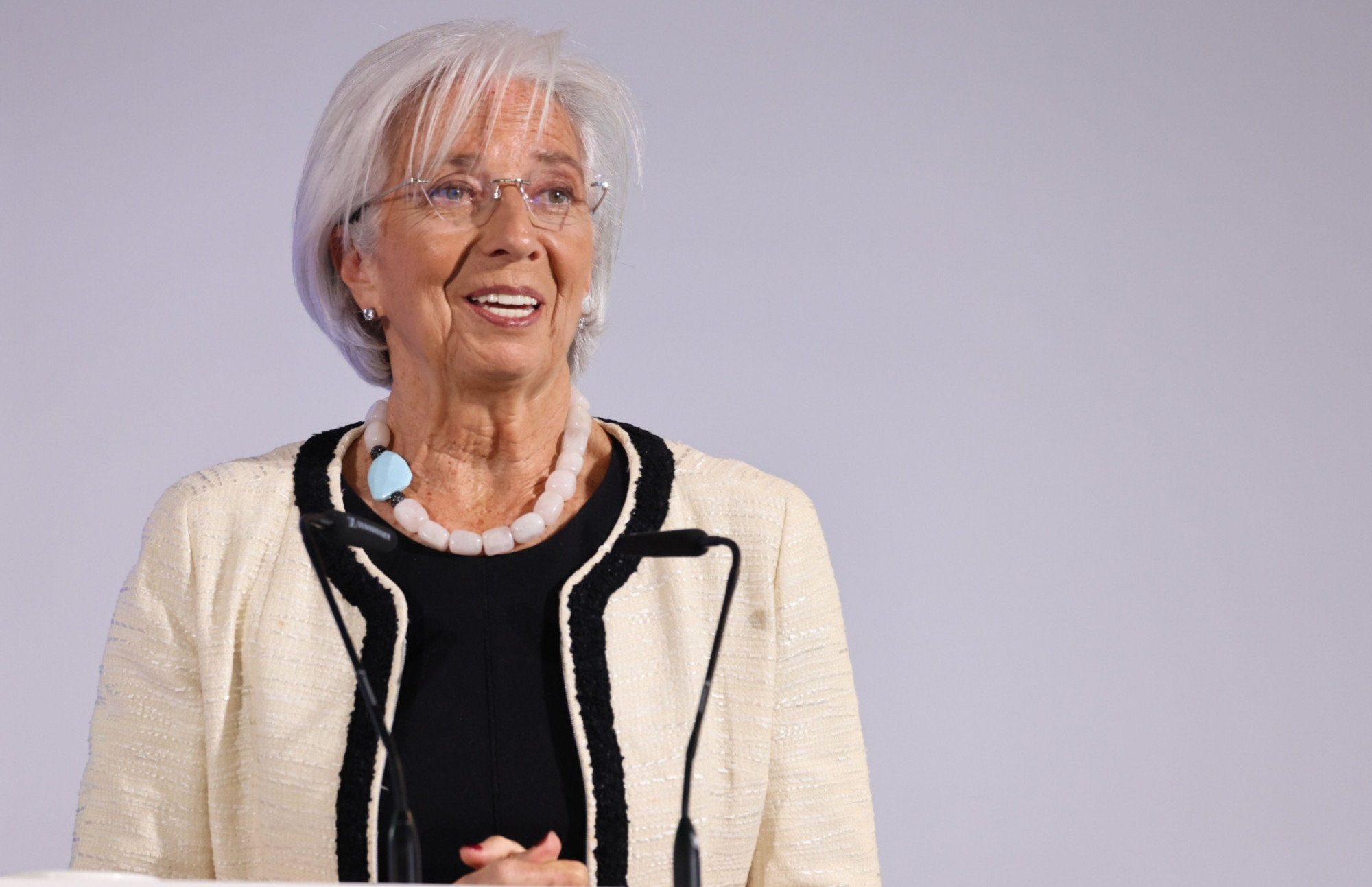 Lagarde: 'Obrestne mere bomo znižali v kratkem ne glede na pretrese'