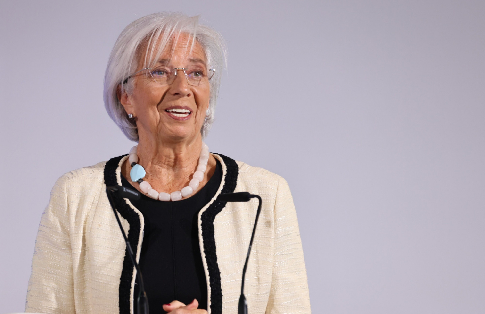 Lagarde: 'Obrestne mere bomo znižali v kratkem ne glede na pretrese'