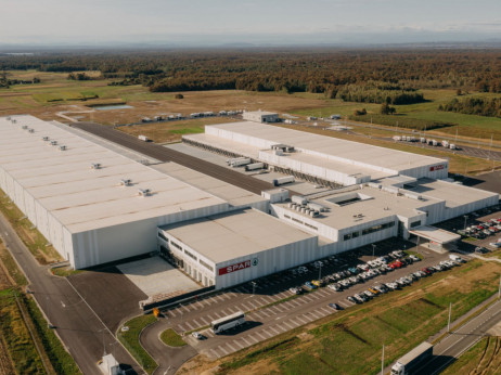 Požar zajel skladišče Spara v BTC City