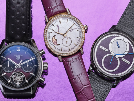 Ura lila barve - trend, ki ga pogumno izbirajo Rolex, Richard Mille in Patek