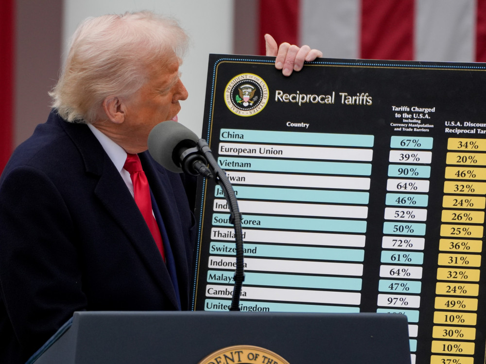 Top 5 novic za začetek dneva: Trumpov carinski rock