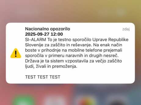 Gluhi in nemi SI-Alarm: Zakaj nismo prejeli obvestila?