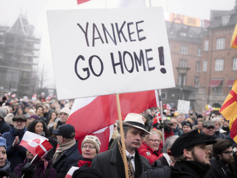 Trumpove zahteve po Grenlandiji sprožile proteste na Danskem