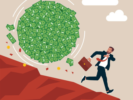 V središču svetovnega gospodarstva se skriva začarana spirala upada